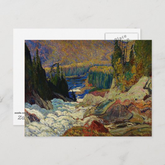 J.E.H. MacDonald - Herfsten, Montreal River, 1920. Briefkaart (Voorkant / Achterkant)