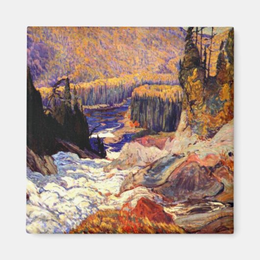 J.E.H. MacDonald: Montreal River Kunstwerk Magneet (Voorkant)