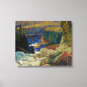 J.E.H. MacDonald - Watervallen, Montrealrivier, 19 Canvas Afdruk (Voorkant)