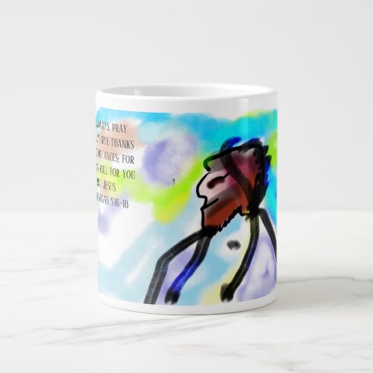 j ezus hier grote koffiekop (Voorkant)