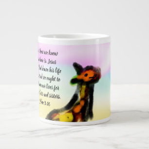 j ezus houdt van zuster en broer grote koffiekop