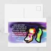 j ezus is licht briefkaart (Voorkant / Achterkant)