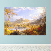 J. F. CROPSEY Starrucca Viaduct, Pennsylvania 1865 Canvas Afdruk (Insitu (Houten vloer))