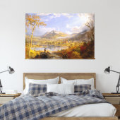 J. F. CROPSEY Starrucca Viaduct, Pennsylvania 1865 Canvas Afdruk (Insitu (Slaapkamer))