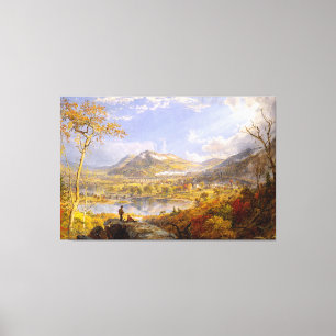 J. F. CROPSEY Starrucca Viaduct, Pennsylvania 1865 Canvas Afdruk