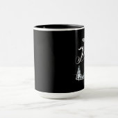 J Faux Diamond Bling Monogram Mok (Midden)