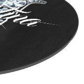 J Faux Diamond Bling Monogram Snijplank (Hoek)