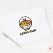j.food Japans Comfort Eten: Katsu-Don Ronde Sticker (Envelop)