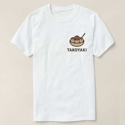 j.food Kawaii Takoyaki Delight T-shirt (Design voorkant)
