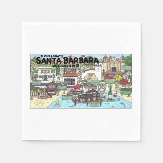 J + G Cocktailservetten Servet (Voorkant)