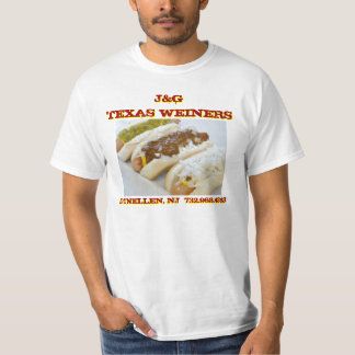 J&G Texas Weiners - Jersey's Best Chili Dogs T-shi T-shirt