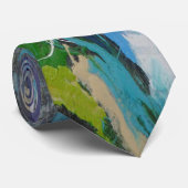 J Garcia Geïnspireerd Abstract Mannen Stropdas doo (Opgerold)