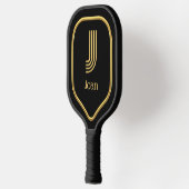 J Gold Initiaal Pickleball Paddle (Links)