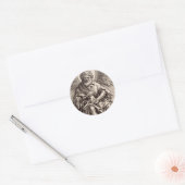 J.H. de Doper met het Lam Ronde Sticker (Envelop)
