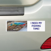 J & H "WIG LIT"  zoutwaterproducten Bumpersticker (Op auto)
