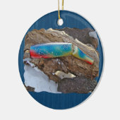 J & H "WIG LIT"  zoutwaterproducten Keramisch Ornament (Links)