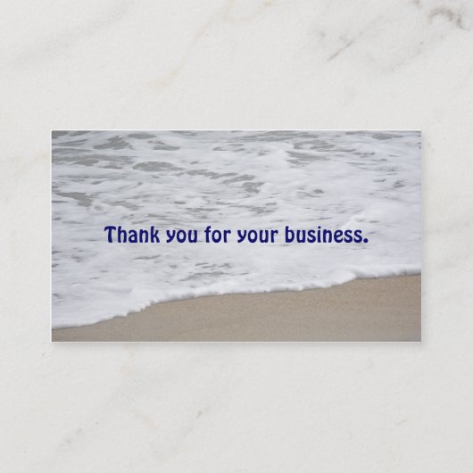 J & H "WIG LIT"  zoutwaterproducten Visitekaartje (Achterkant)