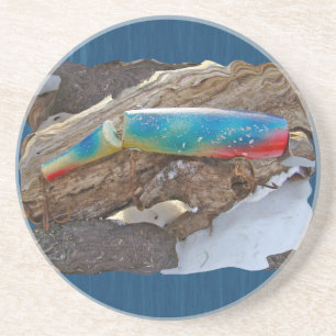 J & H "WIG LIT"  zoutwaterproducten Zandsteen Onderzetter