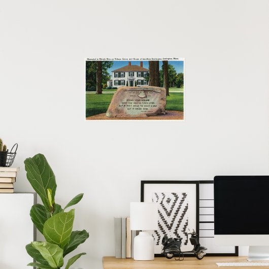 J. Harrington House, Village Green Poster (Thuiskantoor)