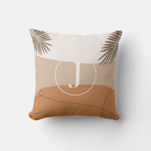 J - Initiaal Monogram Letter J Abstract Design Tha Kussen