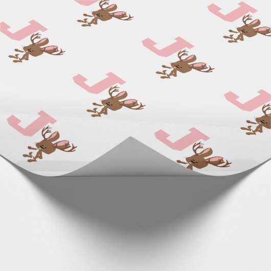 J is voor Jackalope Cadeaupapier (Hoek)