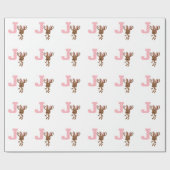 J is voor Jackalope Cadeaupapier (Vlak)