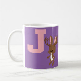 J is voor Jackalope Koffiemok