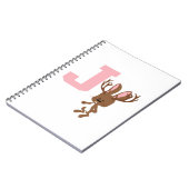 J is voor Jackalope Notitieboek (Linkerzijde)
