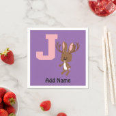 J is voor Jackalope Servetten (Insitu)