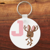 J is voor Jackalope Sleutelhanger (Voorkant)