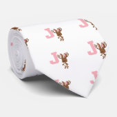 J is voor Jackalope Stropdas (Opgerold)