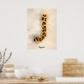 J is voor Jaguar Poster (Keuken)