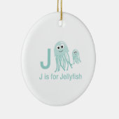 J is voor kwallen keramisch ornament (Rechts)