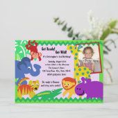 J is voor Oerwoud Kaart (Staand voorkant)