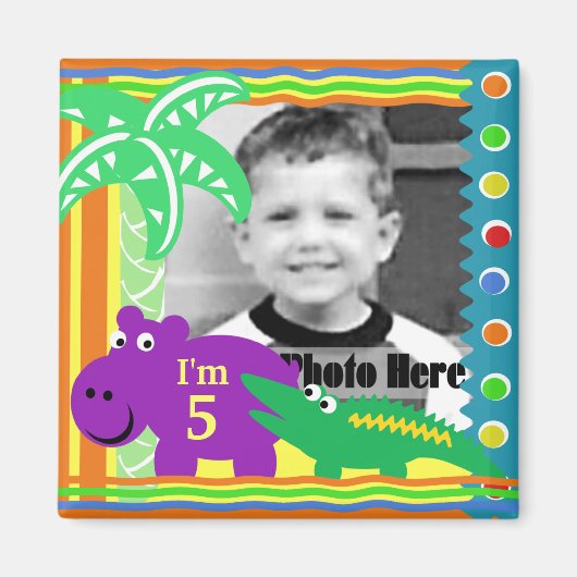 J is voor Oerwoud Magneet (Voorkant)