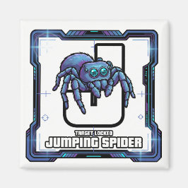 J is voor Springspin – GTA Stijl ABC Leren Magneet