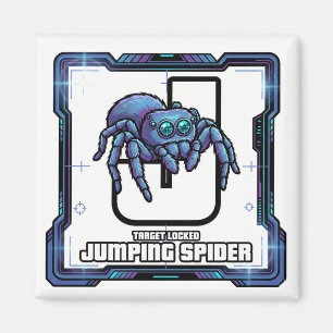 J is voor Springspin – GTA Stijl ABC Leren Magneet
