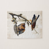 J.J. Audubon (Red Shoulded Hawk) (1829) Legpuzzel (Horizontaal)