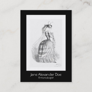 J J Grandville Entomologist Visitekaartje