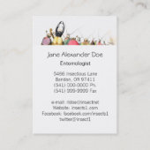 J J Grandville Entomologist Visitekaartje (Achterkant)