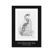 J J Grandville Entomologist Visitekaartje