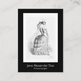 J J Grandville Entomologist Visitekaartje
