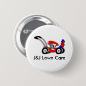 J&J Lawn Care Ronde Button 5,7 Cm (Voorkant /achterkant)