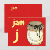 j - jam - flash - kaart (Voorkant / Achterkant)