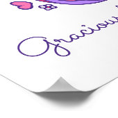 J Jenni initiaal doedle art name betekenend Poster (Hoek)