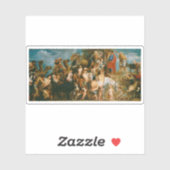 J. Jordaens - Mozes slaat water uit de rots Sticker (Vel)