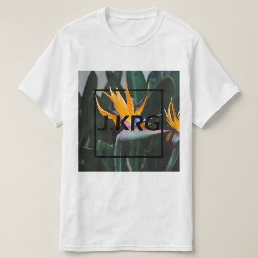 J.KRG Strelitzia reginae T-shirt (Design voorkant)