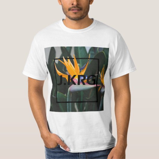 J.KRG Strelitzia reginae T-shirt (Voorkant)