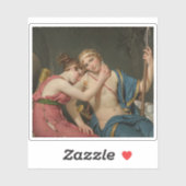 J.L. David: Het afscheid van Telemachus en Euchari Sticker (Vel)
