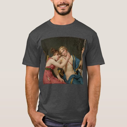 J.L. David: Het afscheid van Telemachus en Euchari T-shirt (Voorkant)